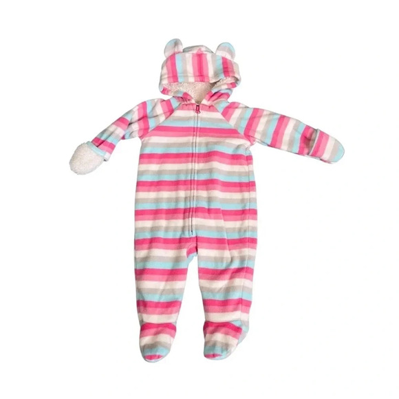 Set of 2 Adorable Carter's & Old Navy Baby Pajama Bundle - 6M & 3-6M - Picture 2 of 9